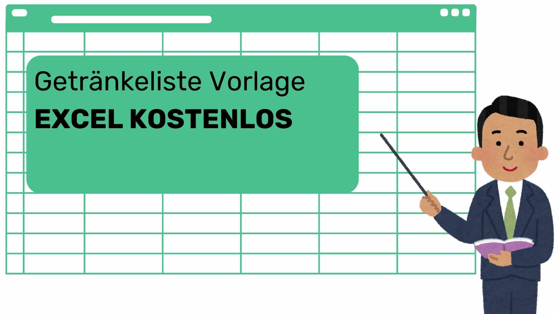 Getränkeliste Vorlage EXCEL
