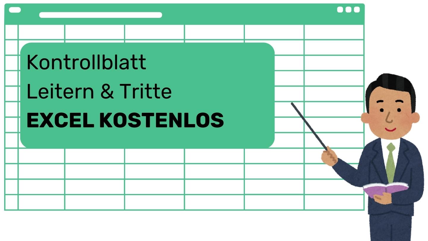 Kontrollblatt Leitern Tritte Excel