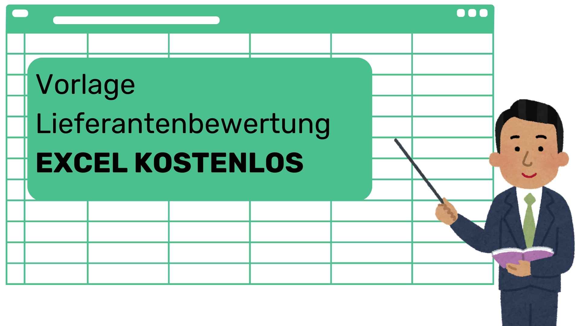 Vorlage Lieferantenbewertung EXCEL