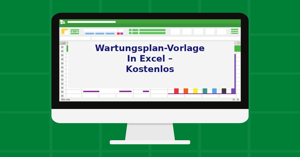 Wartungsplan-Vorlage in Excel – kostenlos Wartungsplan-Vorlage in Excel – kostenlos